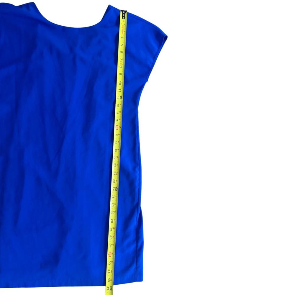 Kut From The Kloth Royal Blue Short Sleeve Shift Dress Style KD19202 Size‎ 6 - Picture 8 of 8